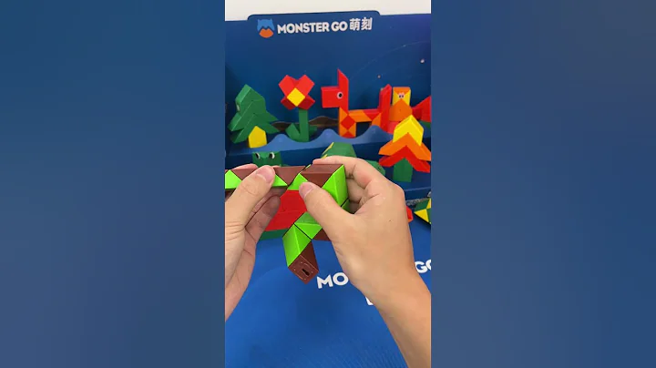 Monster Go Snake Puzzle Tutorial - How To Make A Standing Pattern