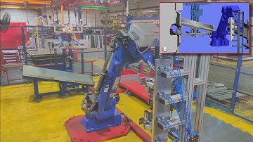 Bending a part with Yaskawa robot, using MRobot software