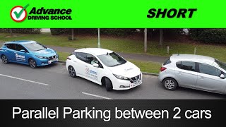 Parallel Parking between 2 cars  |  SHORT