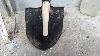 Как насадить лопату на черенок