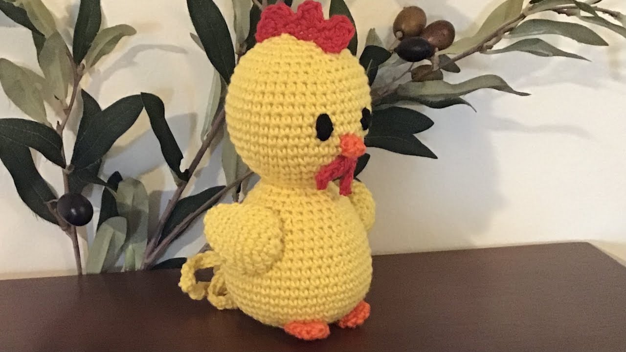 πλεκτό κοκοράκι / Amigurumi Ελληνικά / Amigurumi rooster