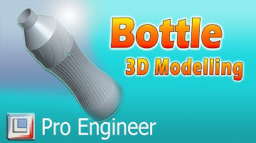 Pro E | Design BOTTLE in Pro E 5.0 | Pro Engineer CAD CAM CNC || (Urdu/Hindi)