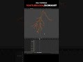 Lightning in Blender using Grease Pencil #shorts