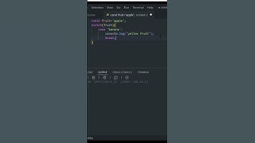 JavaScript Switch Statement in 15 Seconds #shorts
