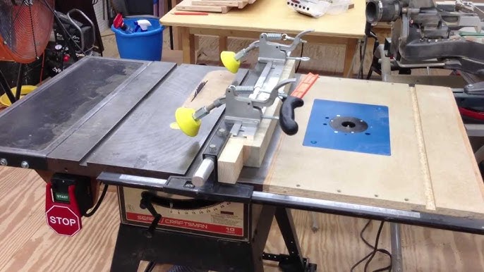 Paste wax application to cast iron saw table