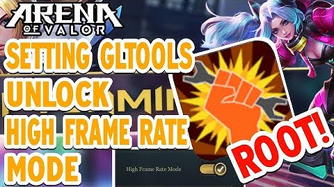 AOV-GLTOOLS SETTING UNLOCK 60 FPS MODE