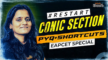 Conic Section Class 12 One shot In తెలుగు | EAPCET Concepts & Questions | EAPCET 2025
