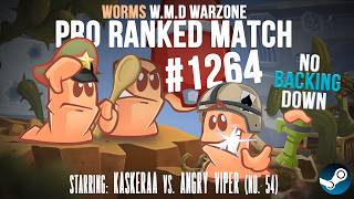 Pro Ranked Match #1264: Kaskeraa ⚔️ Angry Viper (No. 54) | Worms W.M.D Warzone☢️
