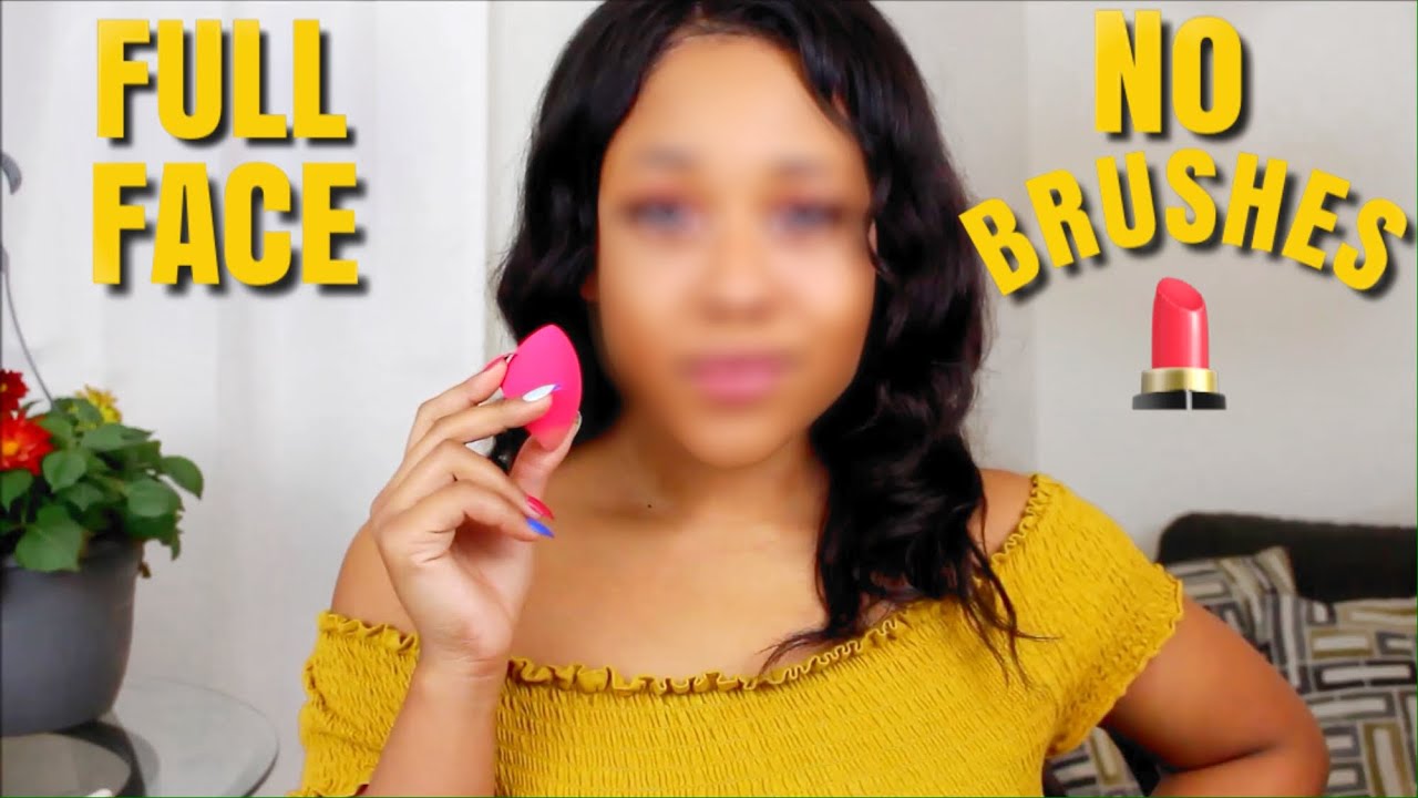 FULL FACE Using ONLY a Beauty Blender Instant Influencer by James