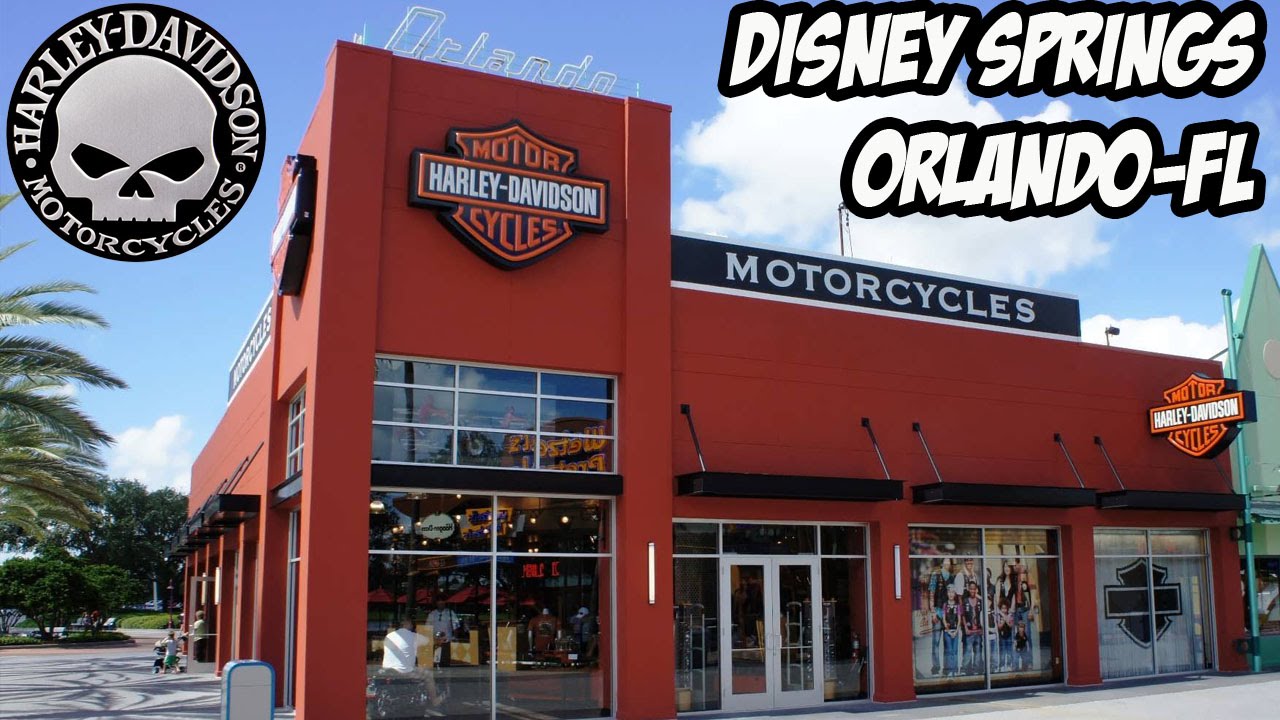  Harley Davidson em Disney Springs Orlando YouTube