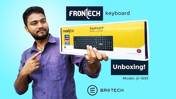 frontech keyboard unboxing and review | br8 tech