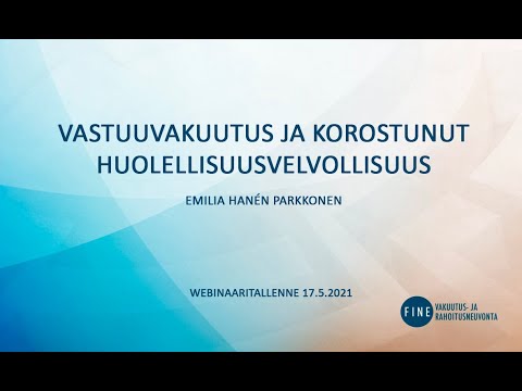 Video: Mikä on perusvastuuvakuutus?