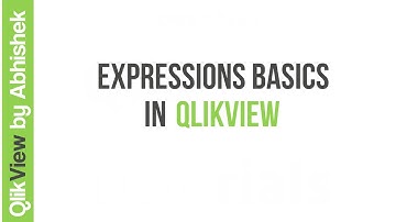 QlikView | Expressions | Basics