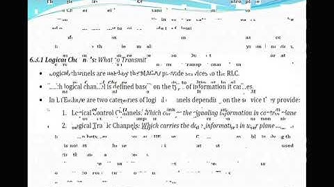 8 Sem- Wireless LTE: Module-3-Hierarchical channel structure of LTE