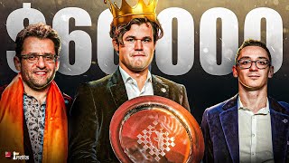 Magnus Carlsen wins US$60,000 | Closing Ceremony of Weissenhaus Freestyle Chess GOAT Challenge 2024