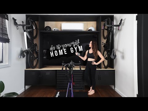 DIY SMALL BEDROOM TO HOME GYM MAKEOVER 💪