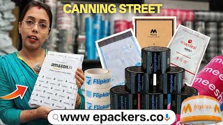 Meesho, Amazon, Flipkart Courier Bags Wholesale Market | Canning Street Packing Material Kolkata screenshot 4
