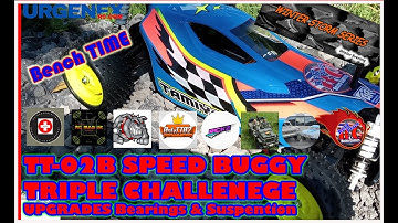 TT-02B Speed Buggy Triple Challenge - Ep.1 - Upgrade Bearings and Suspension Bench Time