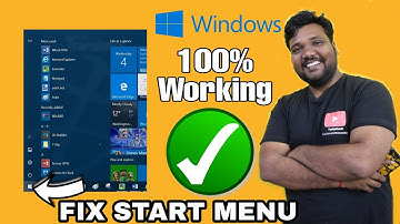 How to Fix Windows Start Menu if Not Working!