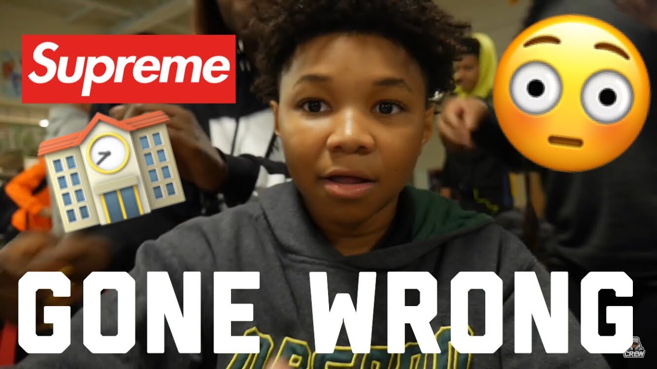 Buying Supreme at School (Almost Gone Wrong)