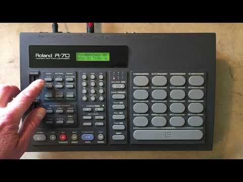 Roland R-70 | Drum Machine Demo and Performance - YouTube