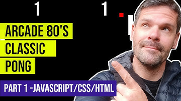 Video 1 - Create the classic arcade game Pong with vanilla javaScript, CSS and HTML - Skilz4umedia