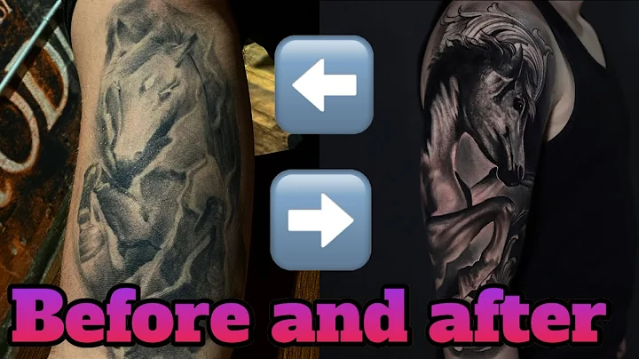 TATTOO TRICKS AND TIPS covered up a horse with a better horse tattoo tutorial by mr.reyes_ink