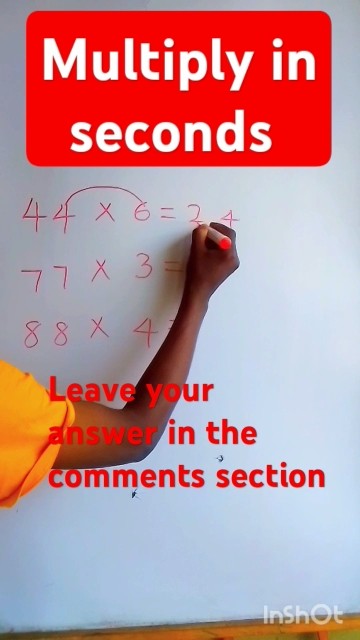 Quick multiplication tricks 🔥🔥 #maths #magic #tricks #shorts #trending ...