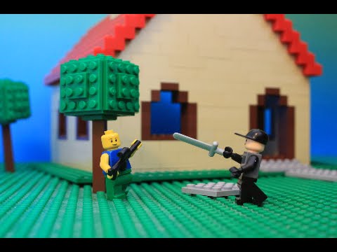 Lego Roblox. The Noob And The Guest (animation) 