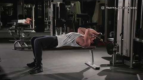 Cable Lying Triceps Extension - Triceps Exercise