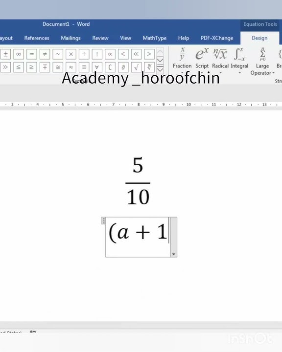 Pecahan di Word | #tipematematika #matematika #mengetik #ceritapendek #videopendek #pecahan #kata #trikkata #jalan pintas