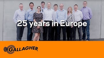 Celebrating 25 years of Gallagher Security in Europe