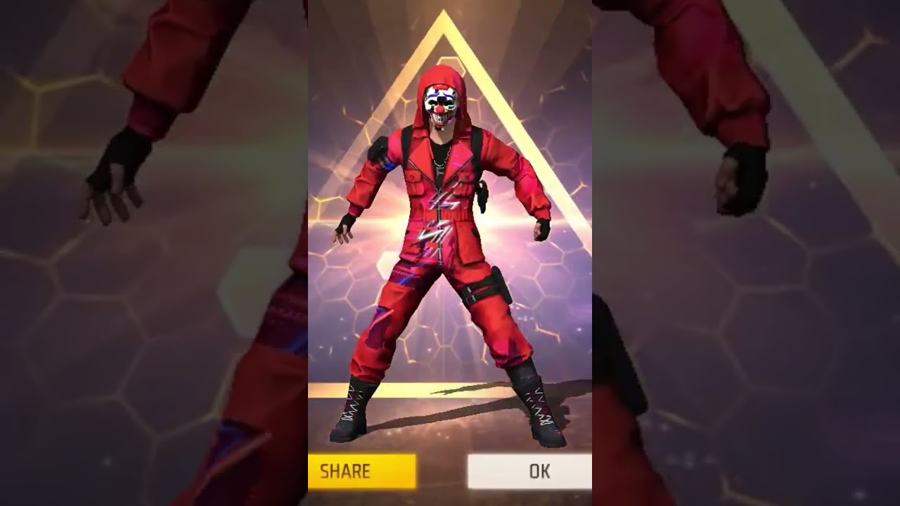 free fire neon criminal token Tower spin 