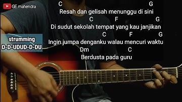 Chord KISAH KASIH DI SEKOLAH - Chrisye | Belajar Chord Gitar Mudah
