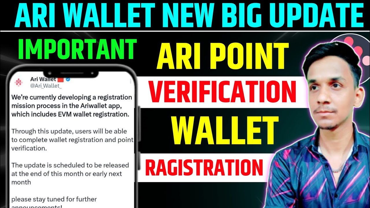 📣Ari Wallet Point Verification Update🔥Ari Wallet New Update Today ...