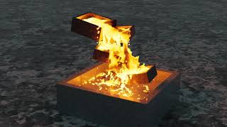 Sci-Fi Lava simulation in Blender 3D #(02)