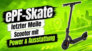 ePowerFun ePF-Skate Review - klein Praktisch & starkt , der perfekte letzte Meile E-Scooter