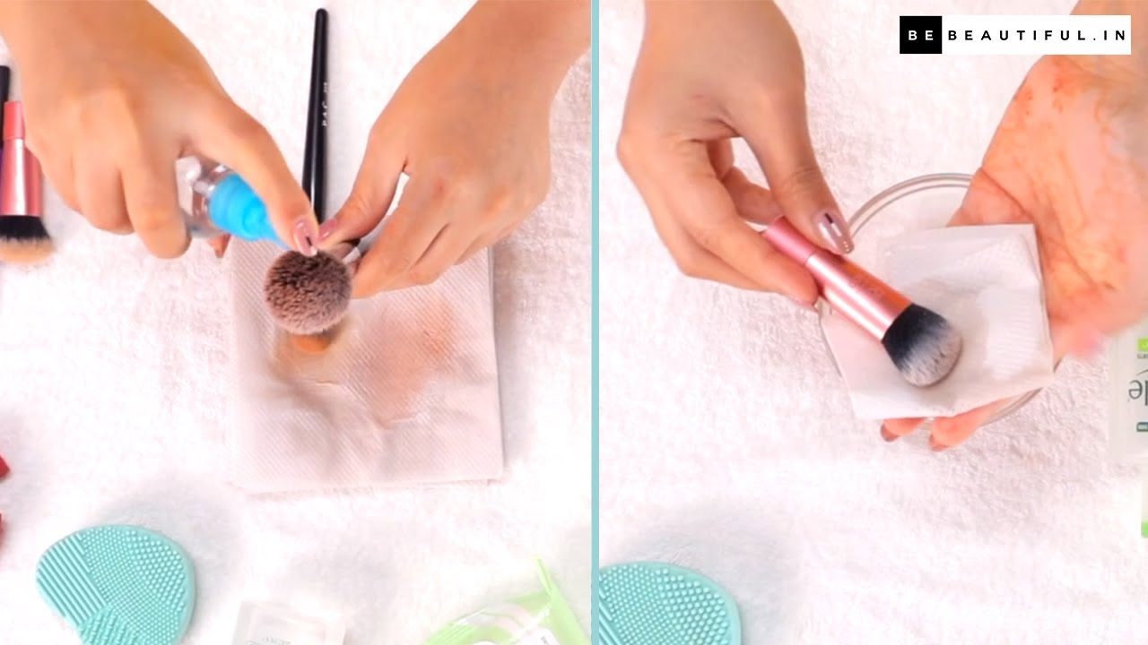 How To Wash Makeup Brushes At Home Tips and Tricks To Clean Makeup