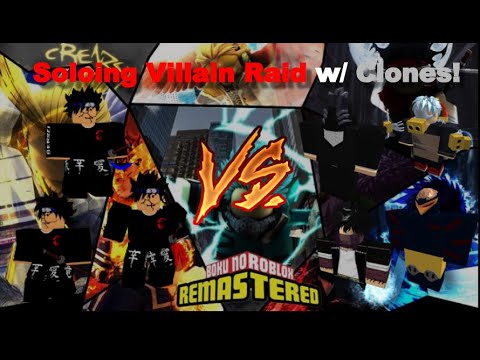 Soloing Villain Raid W Clones Boku No Roblox Remastered Roblox Youtube - huge villain update overhaul dabi and muscular bosses boku no roblox remastered دیدئو dideo