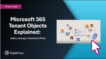 What are objects in Microsoft 365 tenants?
