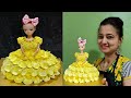 How to make Doll Cake at Home | Butterscotch Doll Cake  | Doll cake without mould |