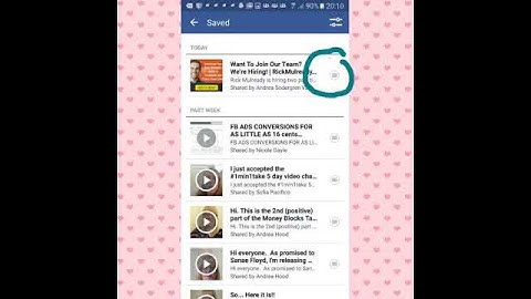 #1min1take How to share a saved post