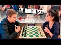 I challenged gm naroditsky 2646 to a match