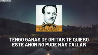 Pedro Infante - Grito Prisionero (LETRA)