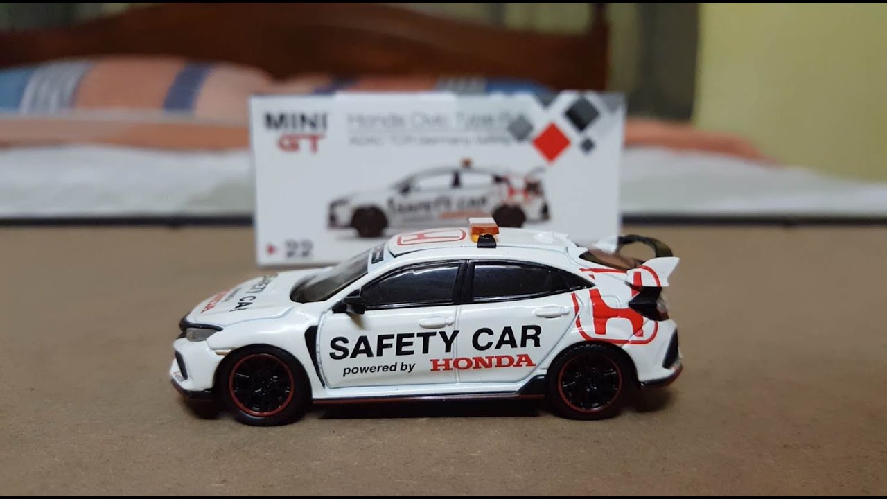 Mini Gt Honda Civic Type R Adac Tcr Germany Safety Car Mgt 1 64 Contemporary Manufacture Cars Trucks Vans