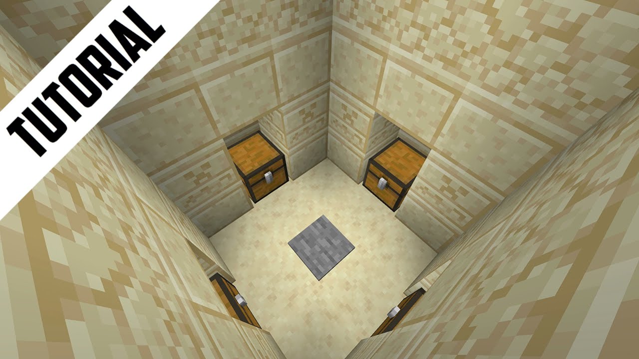 Minecraft: How to Build a Desert Temple Fosse (Step By Step) - YouTube