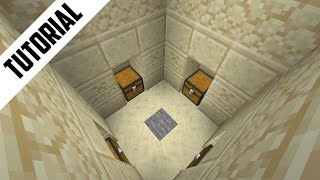 Minecraft: How to Build a Desert Temple Fosse (Step By Step)