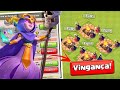 UPANDO UMA VILA SOMENTE COM VINGANÇAS? ME VINGUEI ATACANDO FULL SUPER BRUXAS! - CLASH OF CLANS