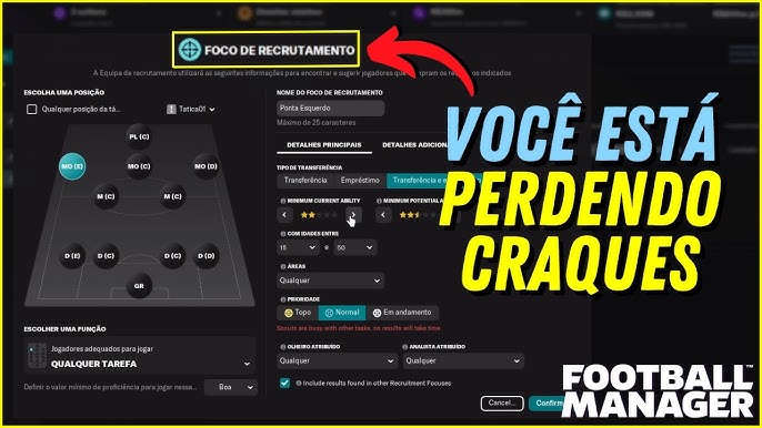 20 promessas sul-americanas para ficar de olho no Football Manager 2023