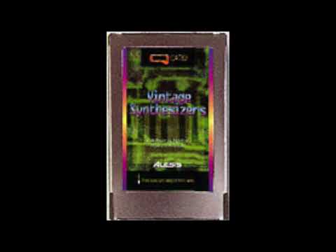 Alesis Z5 Vintage Synthesizers Q Card - Démos internes - Factory Demo Songs